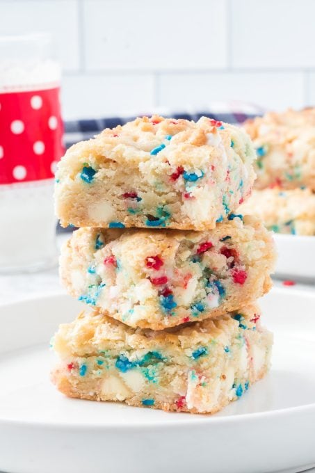 4th of July Gooey Butter Bars