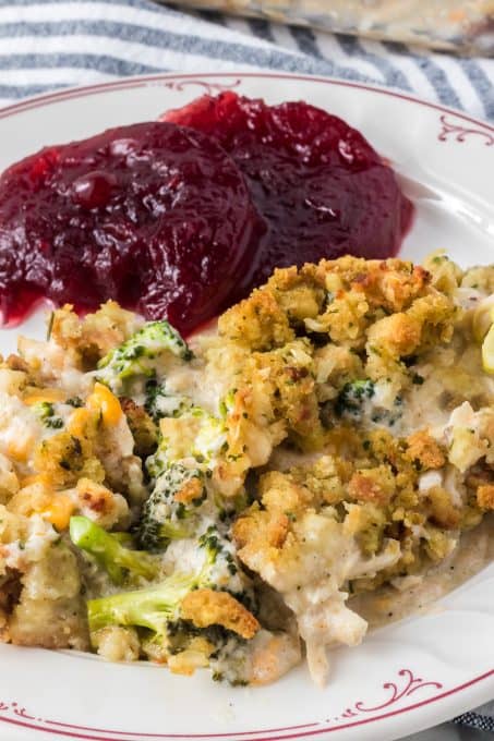 Chicken and Stuffing Casserole